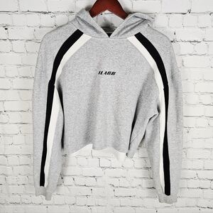 ILABB | cropped hooded long sleeve sweatshirt hoodie